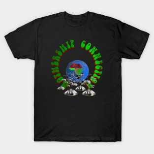 Mothership Connection Back to Africa UFO Fleet T-Shirt